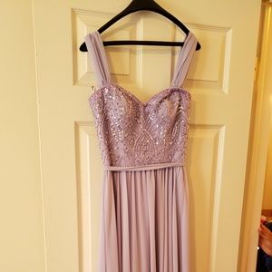 Lavender bridesmaid Dress